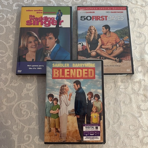 Adam Sandler & Drew Barrymore Comedy 3 DVD Bundle - Picture 3 of 12